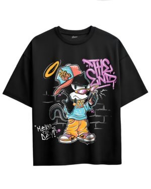 The End Street Cat oversized t-shirt